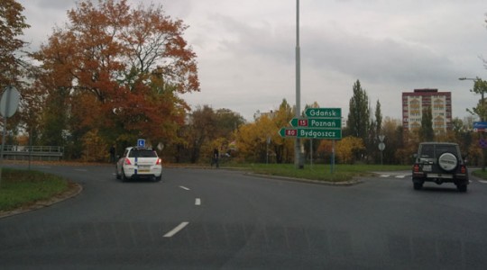 Rondo Pokoju Toruńskiego – Toruń – skręt na Gdańsk