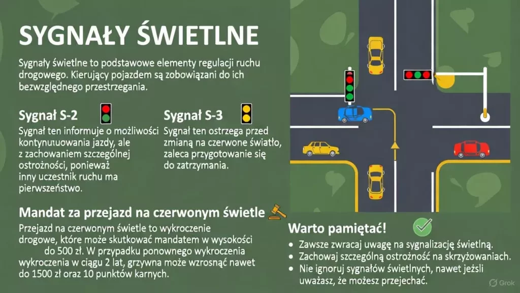 zielona strzałka sygnalizator S-2