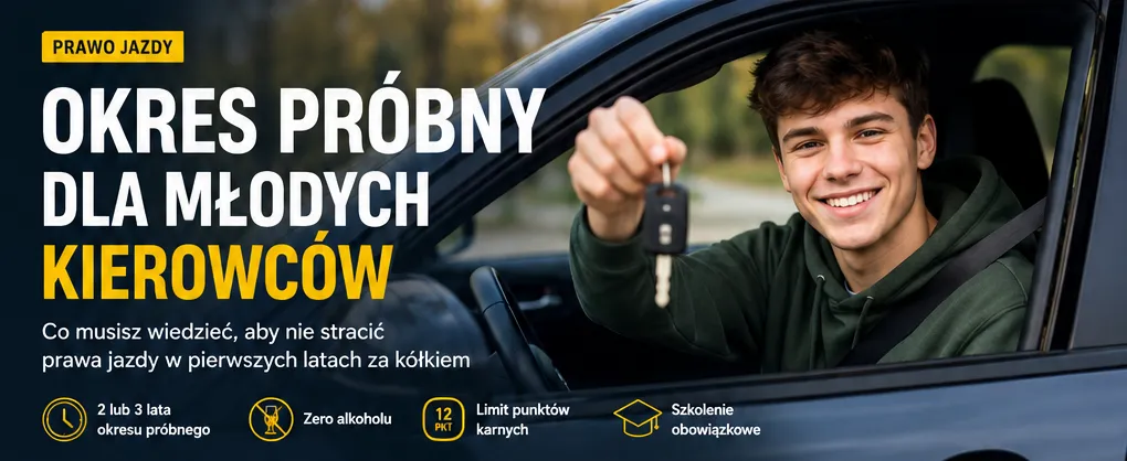 Okres próbny dla młodych kierowców